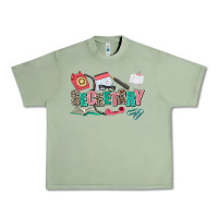 Oil Green secretary Urban Heavy Tee - AdoDesignShop