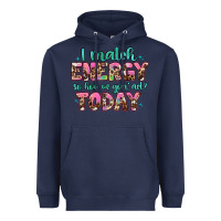 Navy i match energy so how we gon' act Heavyweight Hoodie - Artiststas