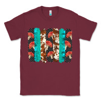 Burgundy ladybug brushstrokes  2 Classic Tee - BarkalooDesign