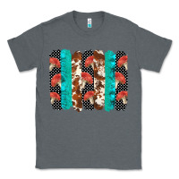 Charcoal Heather ladybug brushstrokes  2 Classic Tee - BarkalooDesign