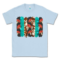 Dusty Blue ladybug brushstrokes  2 Classic Tee - BarkalooDesign