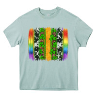 Arona st patricks day rainbow brushstroke Heavy Core Tee - Artiststas