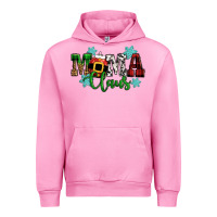 Fuchsia Pink mama claus christmas Urban Hoodie - CowGirlArtShop