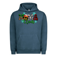 Pigment Midnight Navy mama claus christmas Urban Hoodie - CowGirlArtShop