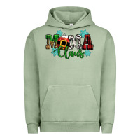 Pigment Oil Green mama claus christmas Urban Hoodie - CowGirlArtShop