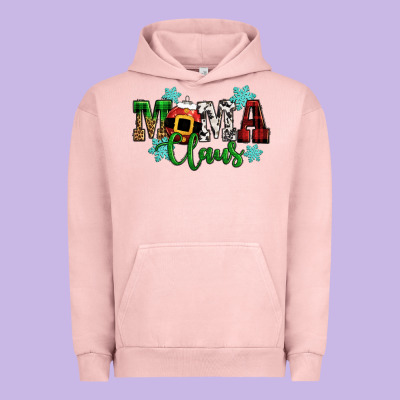 Mama Claus Christmas Urban Hoodie Designed By Cowgirlartshop