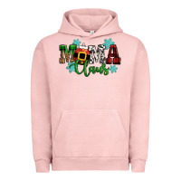 Pigment Salmon mama claus christmas Urban Hoodie - CowGirlArtShop