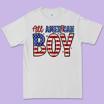 All American Boy Premium Tee Designed By Zillion Design Studio