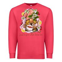 Cardinal just a girl who loves tea gnome Premium Sweatshirt - BarkalooDesign