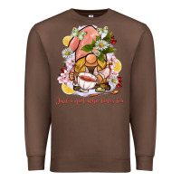Chestnut just a girl who loves tea gnome Premium Sweatshirt - BarkalooDesign