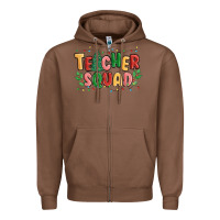 Chestnut teacher squad Zipper Hoodie - MaliasSmallBusiness