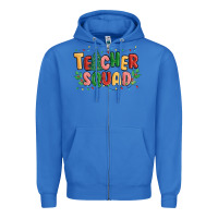 Teacher Squad Zipper Hoodie | Teevron