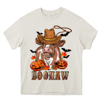 Cream Boohaw Heifer Heavy Core Tee - RanaPortraitStore