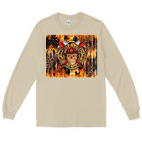 Mushroom Firefighter Skull Long Sleeve Tee - LillyAllenDesigns