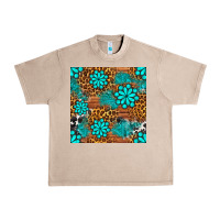 Leopard Gemstone Seamless Pattern Urban Heavy Tee | Teevron