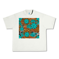 Pistachio leopard gemstone seamless pattern Urban Heavy Tee - BundleAndBundleShop