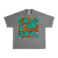 Tornado leopard gemstone seamless pattern Urban Heavy Tee - BundleAndBundleShop