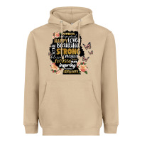 Mushroom black woman silhouette Heavyweight Hoodie - Artiststas