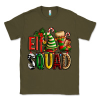 Army Green elf squad with elf hat and socks Classic Tee - AdoDesignShop
