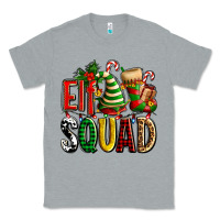 Heather Grey elf squad with elf hat and socks Classic Tee - AdoDesignShop