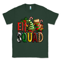 Sports Green elf squad with elf hat and socks Classic Tee - AdoDesignShop