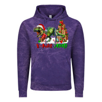 Cloud Purple T- Rex X-Mas Mood Vintage Hoodie - RanaPortraitStore
