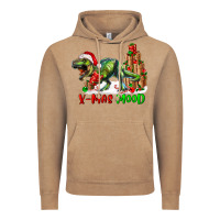 Vintage Coffee T- Rex X-Mas Mood Vintage Hoodie - RanaPortraitStore