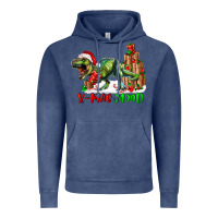 Vintage Denim T- Rex X-Mas Mood Vintage Hoodie - RanaPortraitStore