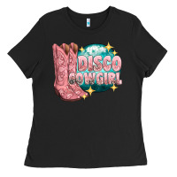 Western Disco Cowgirl Ladies Tee | Teevron