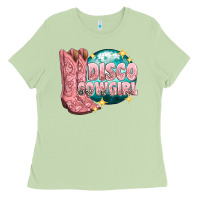 Matcha western disco cowgirl Ladies Tee - texasbilliewilder