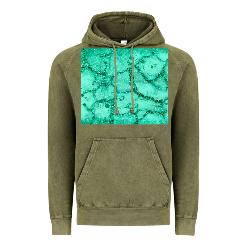 Green Glitter Vintage Hoodie by JahusDesignShop | Teevron