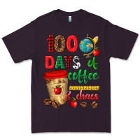 Plum 100 days of coffee and chaos Premium Tee - texasbilliewilder