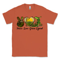 Copper peace love green lizard Classic Tee - LillyAllenDesigns