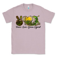 Lilac peace love green lizard Classic Tee - LillyAllenDesigns