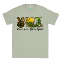 Matcha peace love green lizard Classic Tee - LillyAllenDesigns