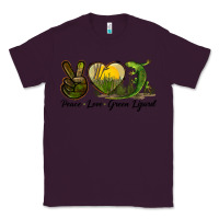 Plum peace love green lizard Classic Tee - LillyAllenDesigns