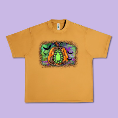 Halloween Gemstone Background Urban Heavy Tee Designed By Jahusdesignshop