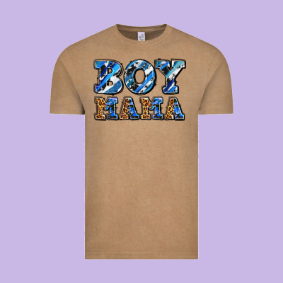 Boy Mama Vintage Tee Designed By Adodesignshop