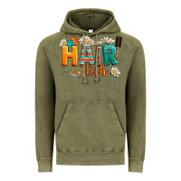 Vintage Olive hair tech Vintage Hoodie - AdoDesignShop