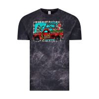 Cloud Black truck merry christmas Vintage Tee - JahusDesignShop