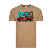 Vintage Coffee truck merry christmas Vintage Tee - JahusDesignShop