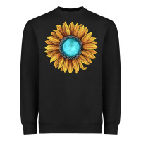 Black sunflower gemstone Heavyweight Sweatshirt - JahusDesignShop