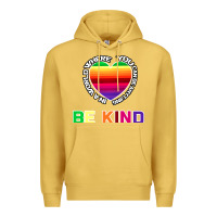Antique Gold In A World Where You Can Be Anything Be Kind Shirt Premium Hoodie - Bettercallsaul