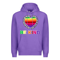 Purple In A World Where You Can Be Anything Be Kind Shirt Premium Hoodie - Bettercallsaul