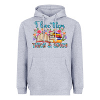 Heather Grey i love them thick and spicy Heavyweight Hoodie - Artiststas