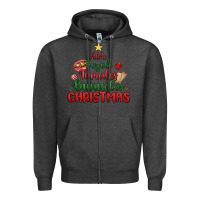Charcoal Heather atole pozole mexican christmas Zipper Hoodie - MaliasSmallBusiness