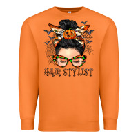 Carrot Hair stylist messy bun Premium Sweatshirt - BarkalooDesign