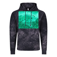 Cloud Black green glitter Vintage Hoodie - JahusDesignShop