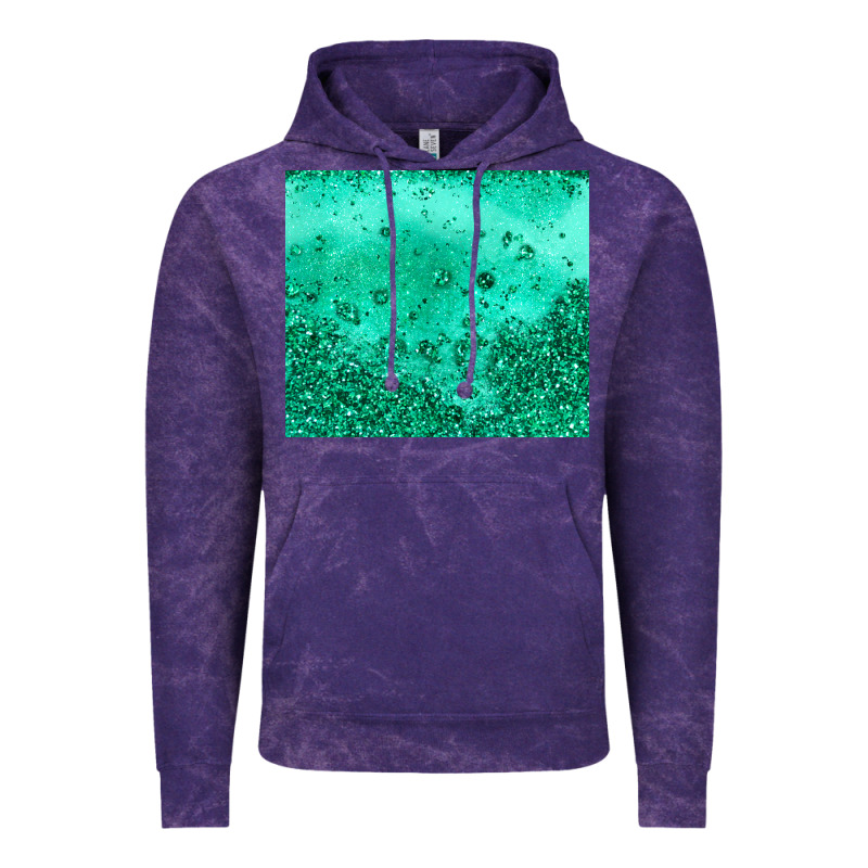 Green Glitter Vintage Hoodie by JahusDesignShop | Teevron