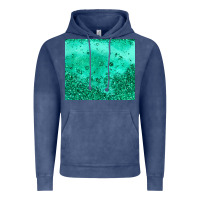 Vintage Denim green glitter Vintage Hoodie - JahusDesignShop